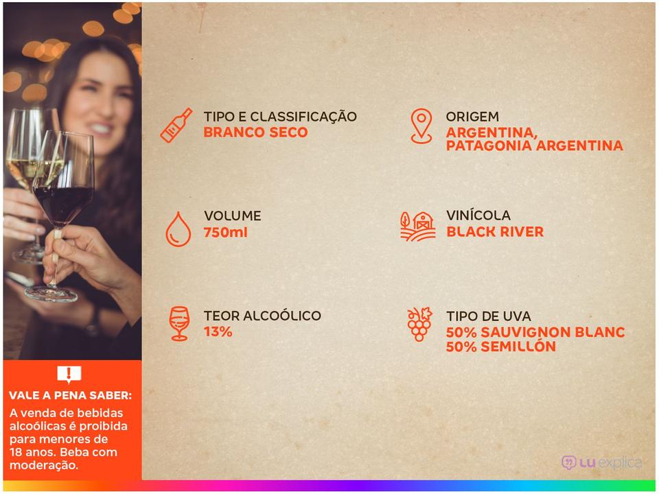 Vinho Branco Seco Black River Reserva - 2