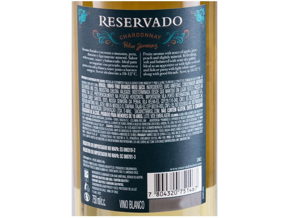 Vinho Branco Seco Concha y Toro Chardonnay Pedro - 3