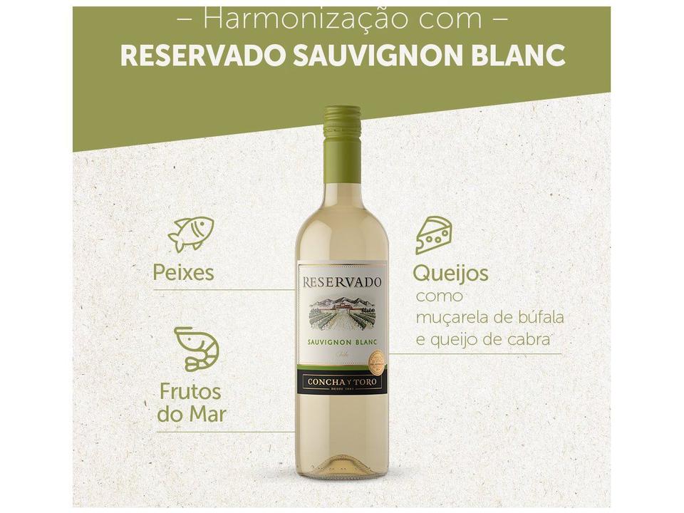 Vinho Branco Seco Concha y Toro Sauvignon Blanc - 5