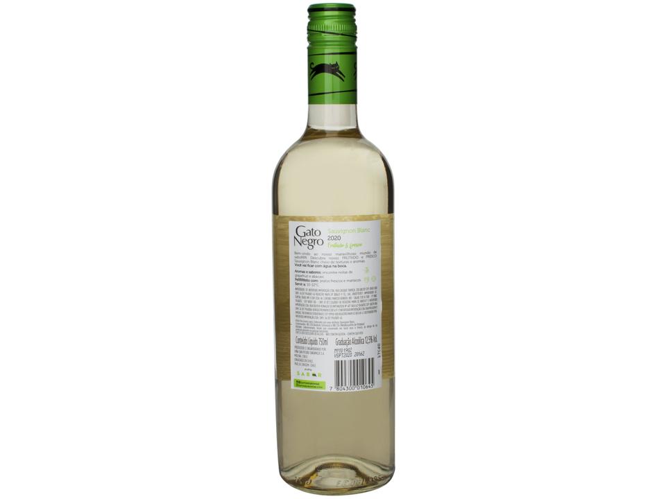 Vinho Branco Seco Gato Negro Sauvignon Blanc Chile 750ml - 6