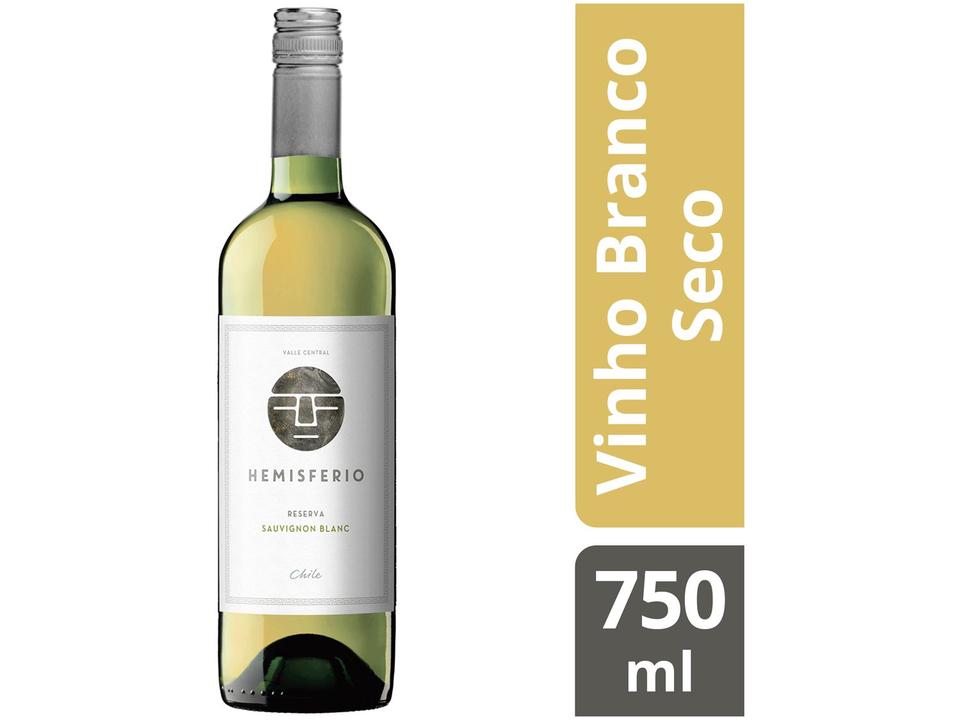 Vinho Branco Seco Hemisferio Reserva - Sauvignon Blanc 2019 Chile 750ml - 1