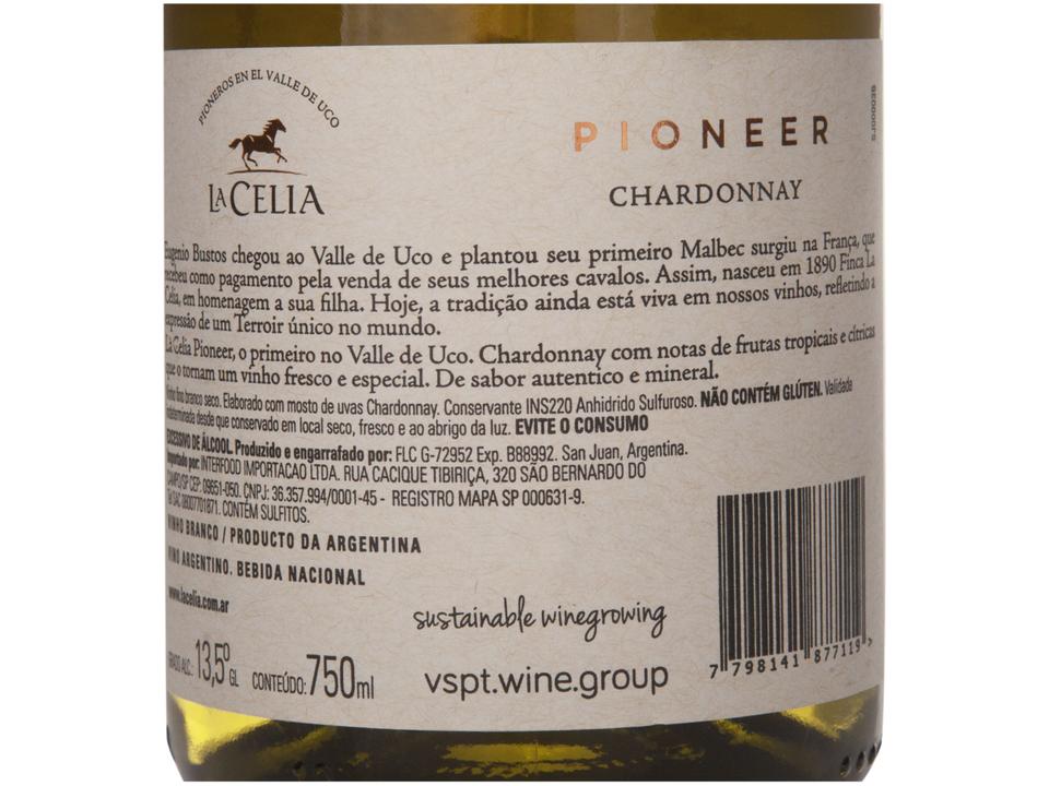 Vinho Branco Seco La Celia Pioneer Chardonnay - 7