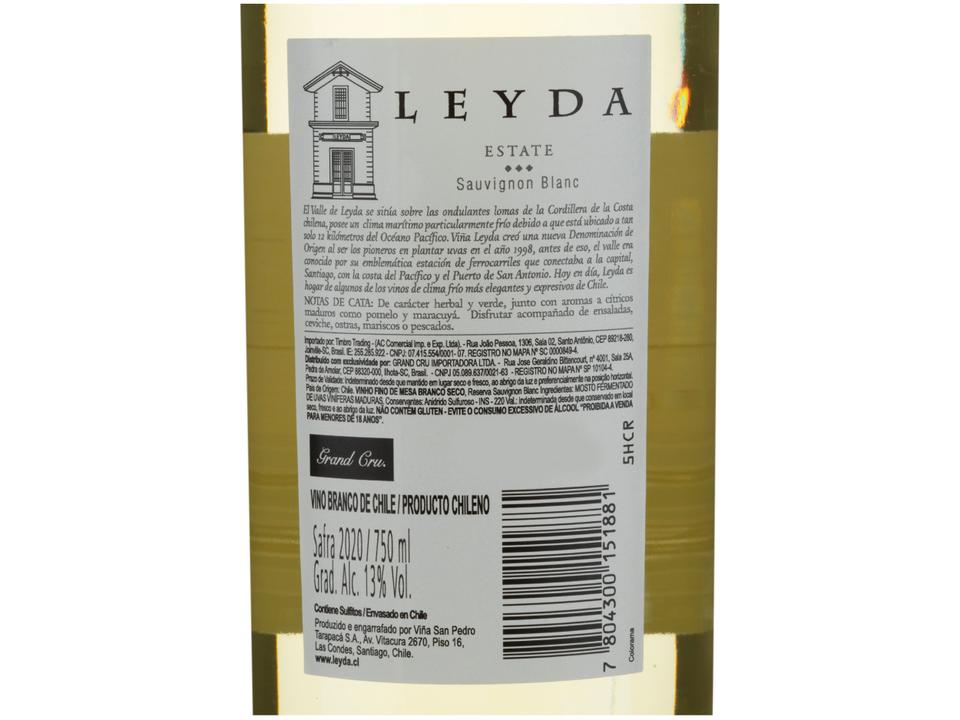 Vinho Branco Seco Leyda State Sauvignon Blanc - 7
