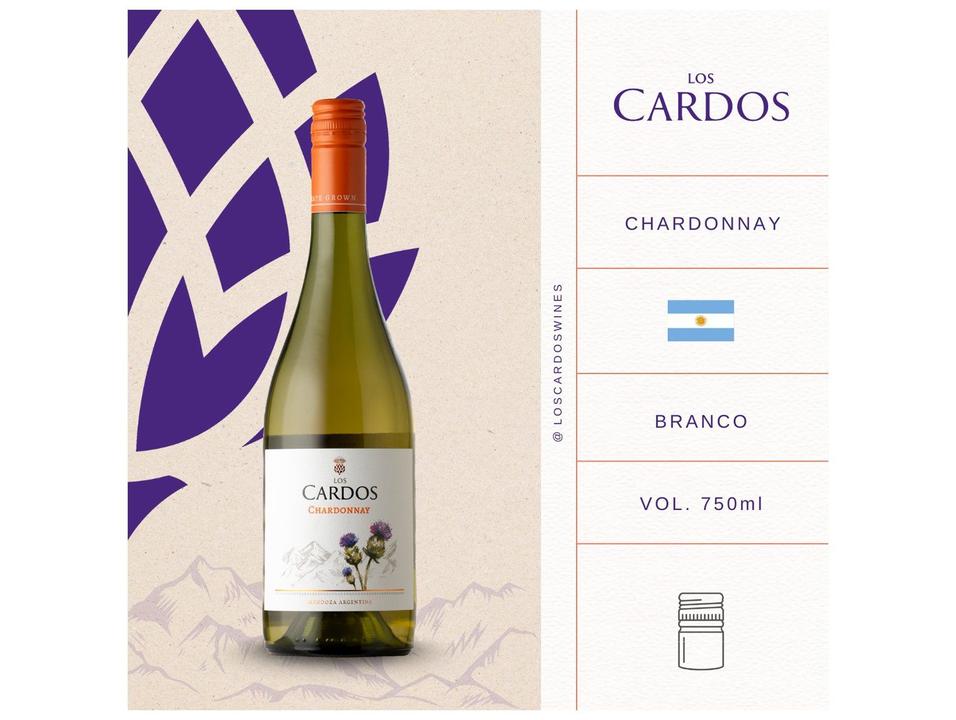 Vinho Branco Seco Los Cardos Doña Paula Chardonnay Argentino 750ml - 4
