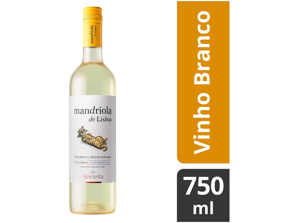 Vinho Branco Seco Mandriola de Lisboa 2021 - Portugal 750ml - 1