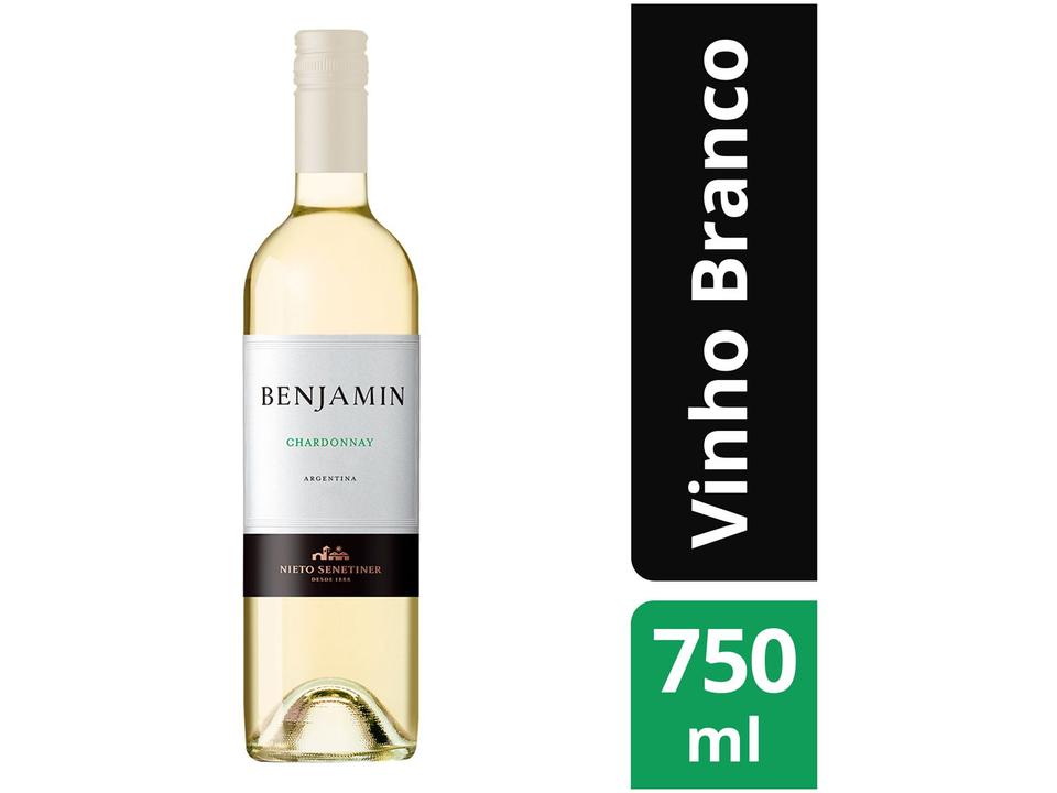 Vinho Branco Seco Nieto Senetiner Chardonnay - Benjamin Argentina 750ml - 1