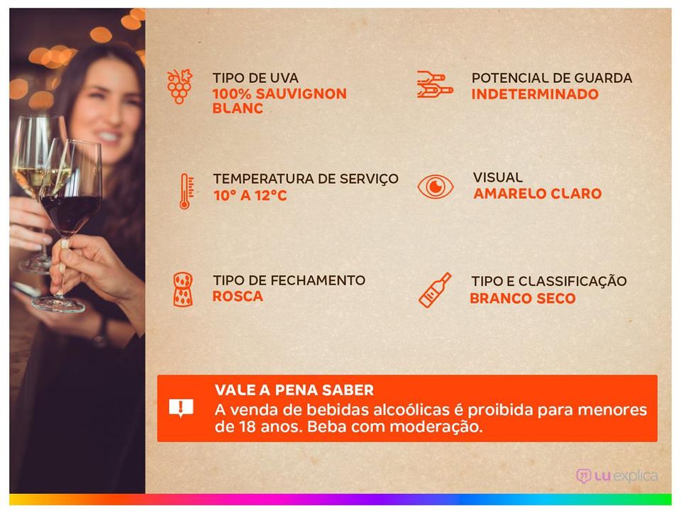 Vinho Branco Seco Santa Carolina Gran Reserva Sauvignon Blanc Chile 750ml - 2