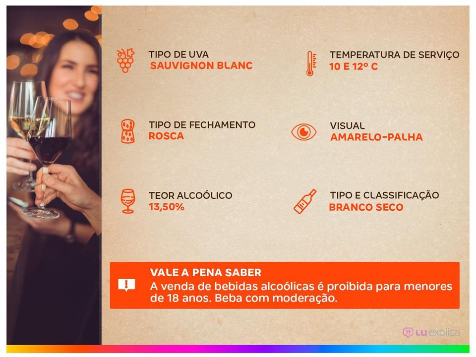 Vinho Branco Seco Santa Carolina Reserva Sauvignon Blanc Chile 750ml - 2