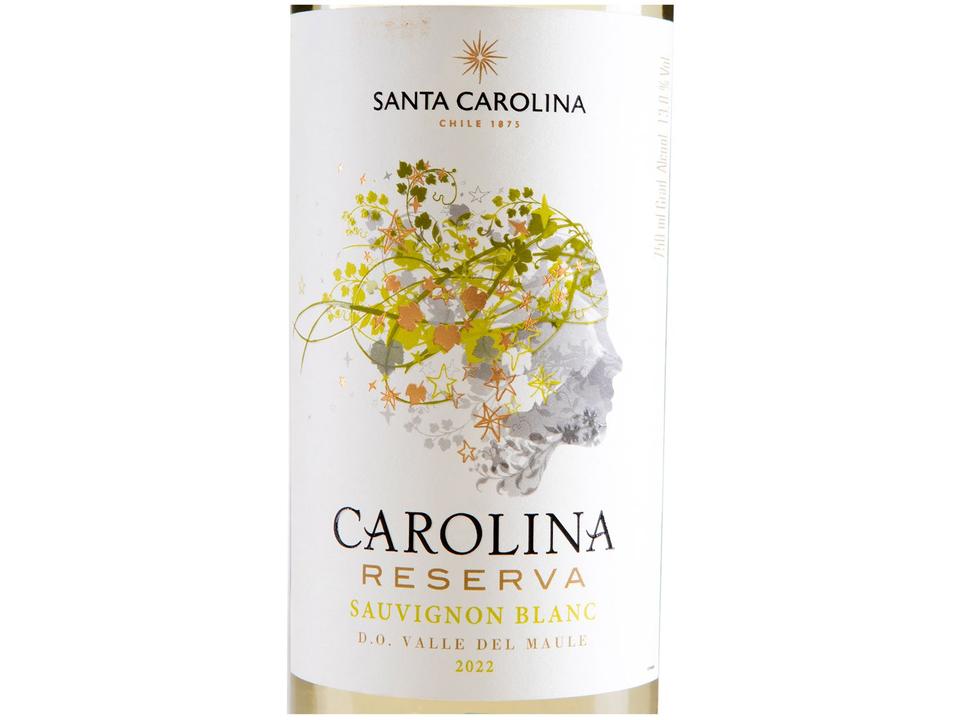 Vinho Branco Seco Santa Carolina Reserva Sauvignon Blanc Chile 750ml - 6