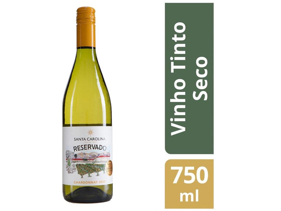 Vinho Branco Seco Santa Carolina Reservado Chardonnay Chile 750ml - 1