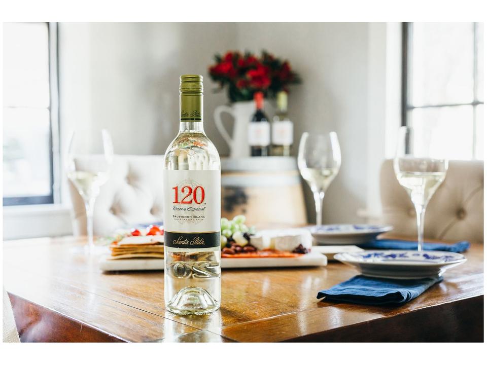 Vinho Branco Seco Santa Rita 120 Reserva Especial Chile 750ml - 3