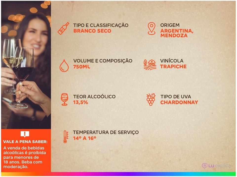 Vinho Branco Seco Trapiche Vineyards Chardonnay - 2