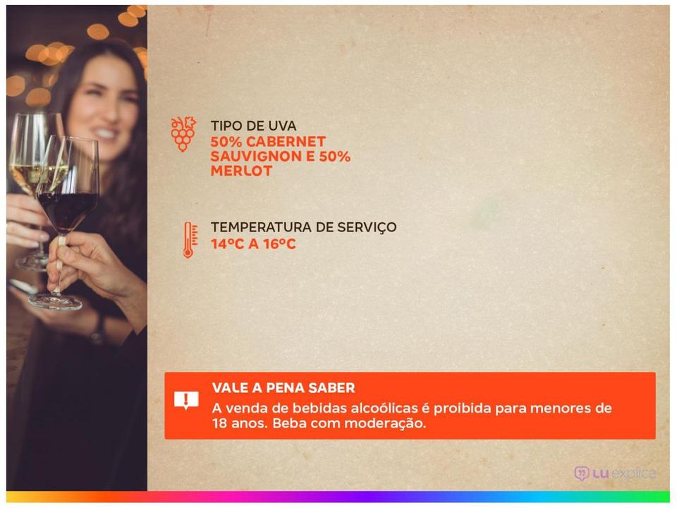 Vinho Chileno Tinto Seco Santa Helena Reservado - 3