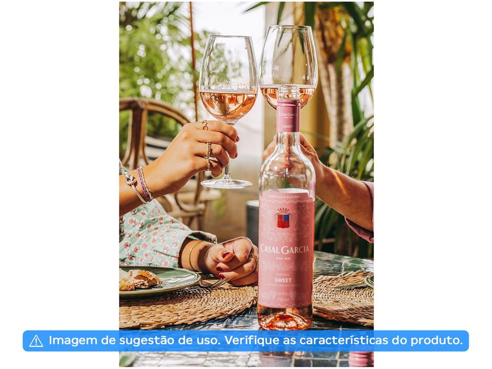 Vinho Rose Doce Casal Garcia Sweet Portugal 2023 750ml - 4