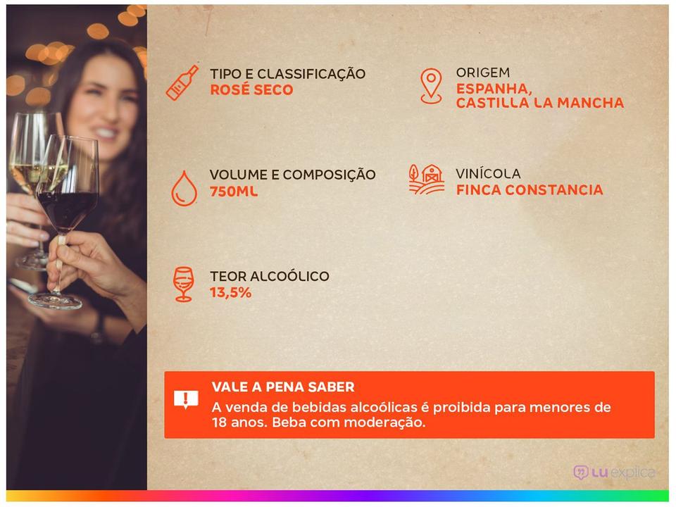 Vinho Rose Seco Finca Constancia Altozano - 2