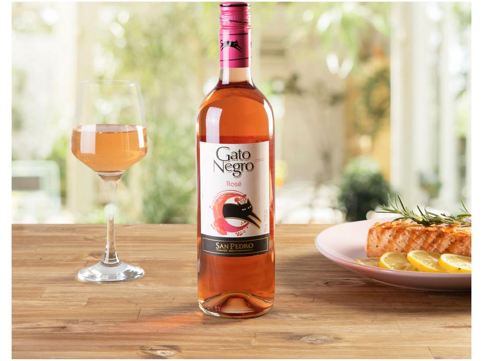 Vinho Rosé Seco Gato Negro Chile 2020 750ml - 1