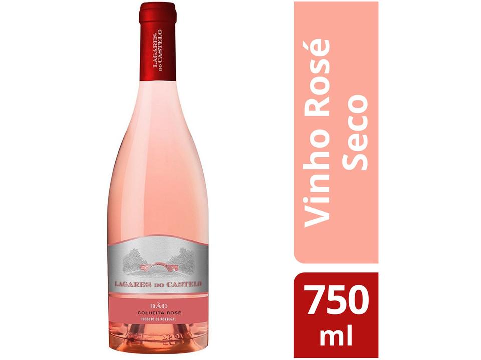 Vinho Rosé Seco Lagares do Castelo Dão - 2019 Portugal 750ml - 1