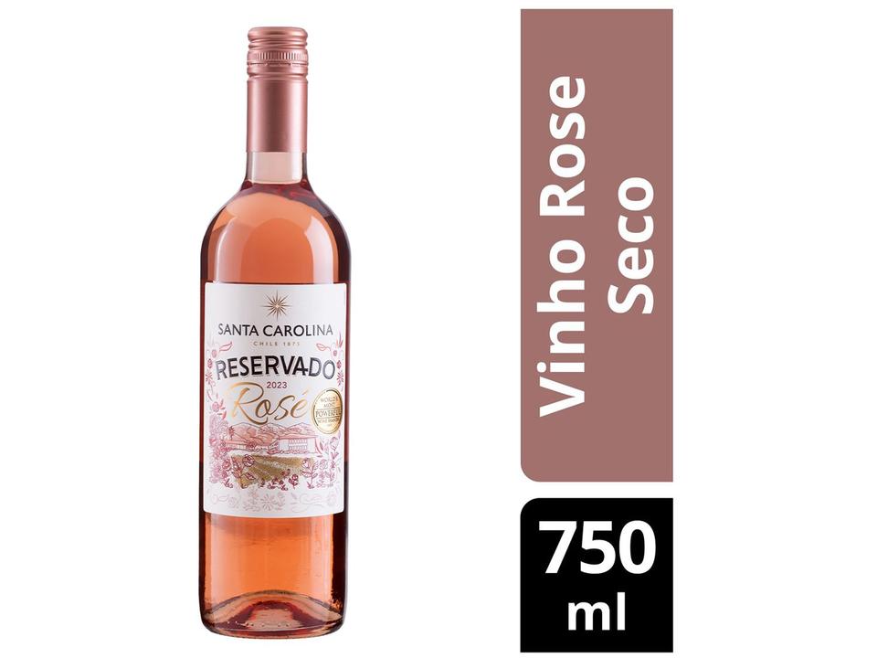 Vinho Rose Seco Santa Carolina Reservado Chile 2022 750ml - 1