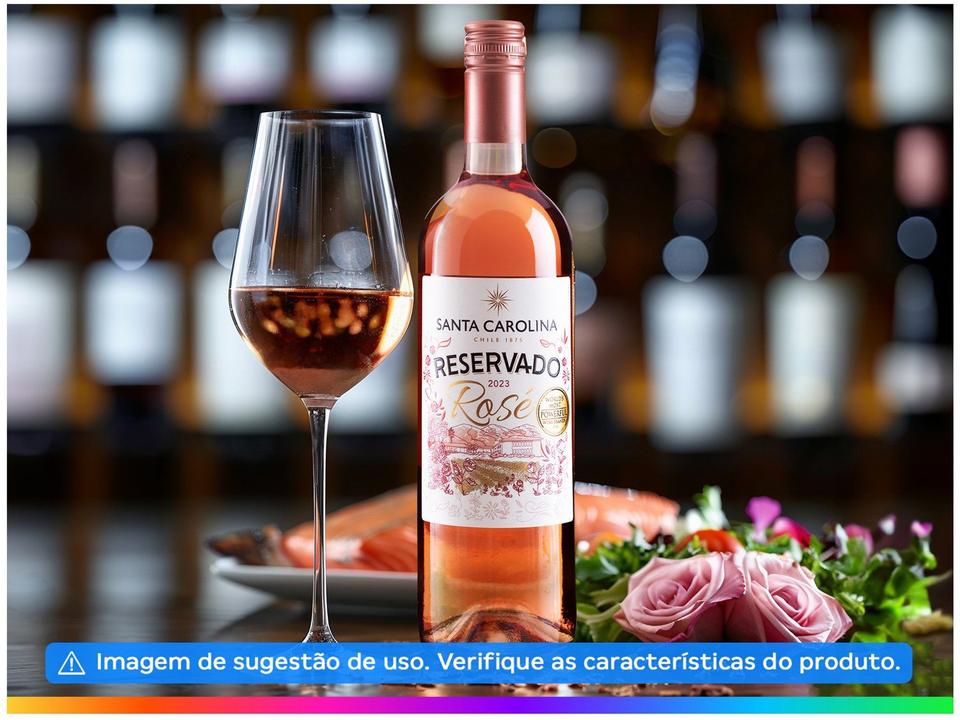 Vinho Rose Seco Santa Carolina Reservado Chile 750ml - 5
