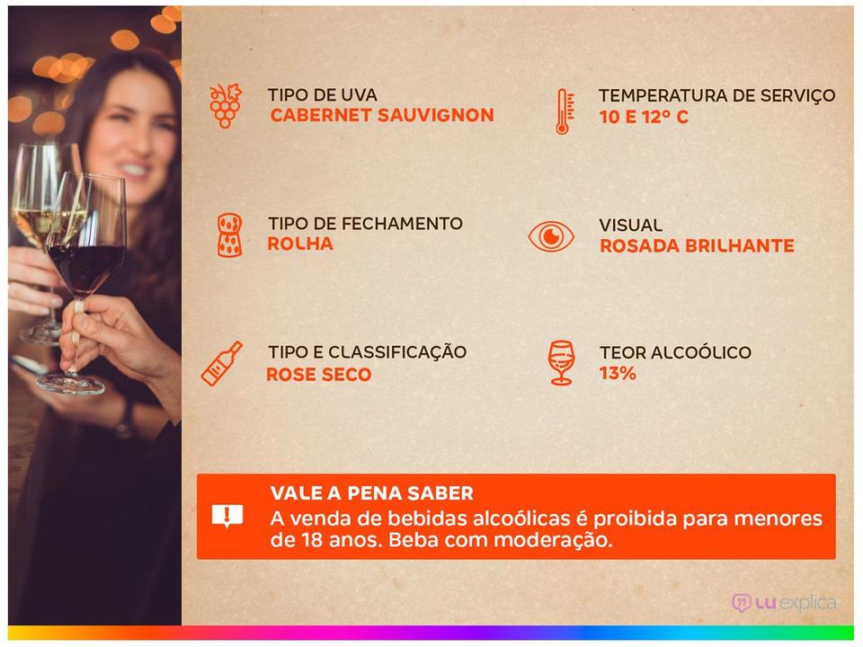 Vinho Rose Seco Santa Carolina Reservado Chile 750ml - 2