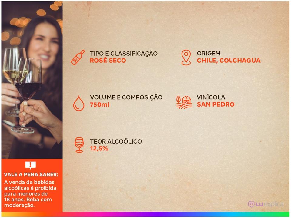 Vinho Rosé Seco Santa Helena Reservado 750ml - 2