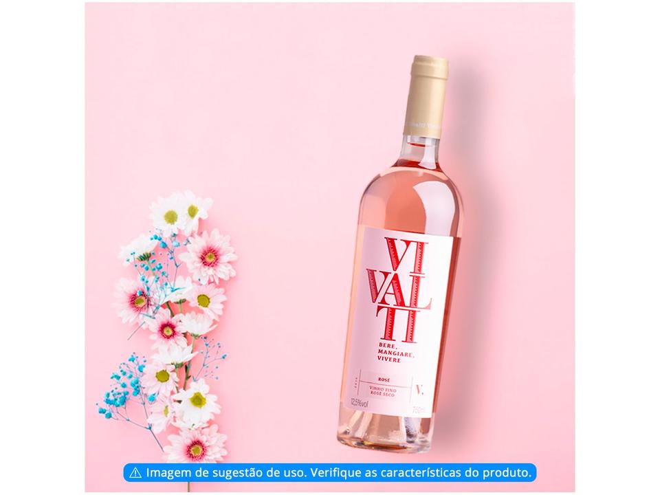 Vinho Rosé Seco Vivalti Brasil 750ml - 4