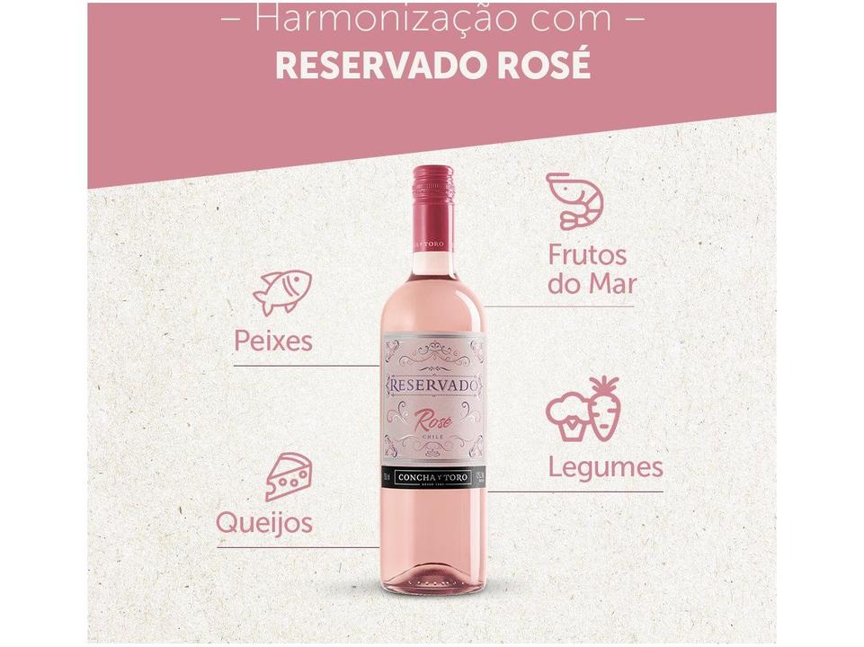 Vinho Rosé Suave Concha y Toro Reservado - 2