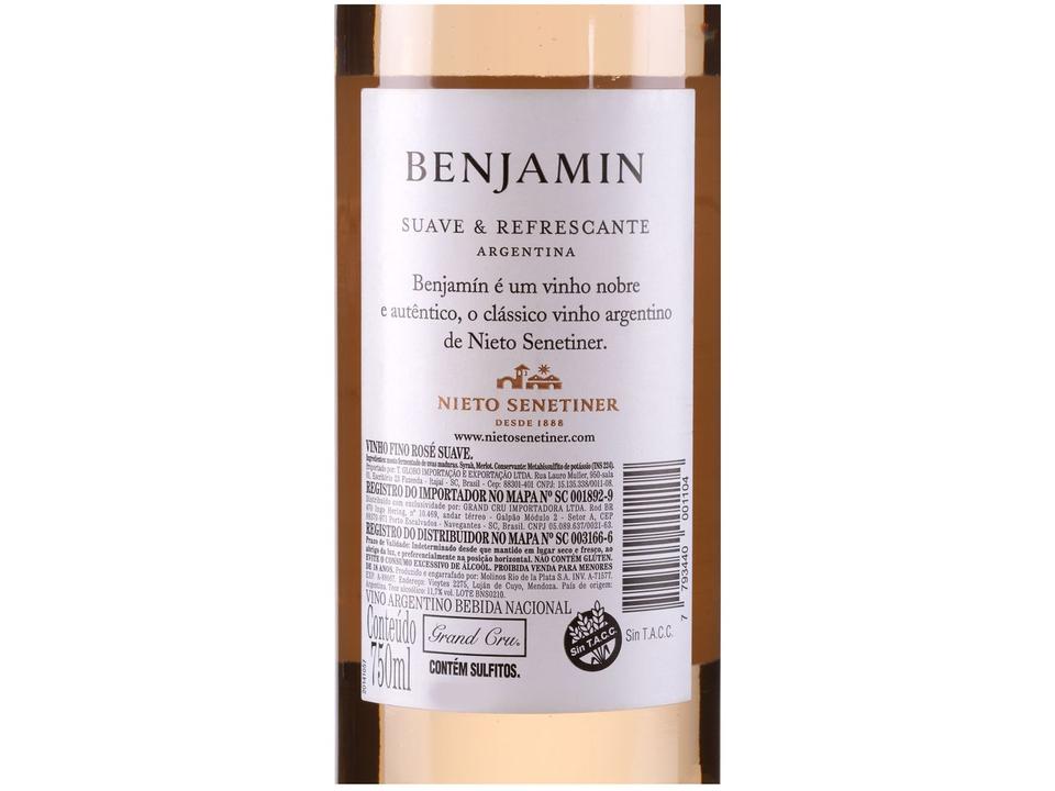 Vinho Rosé Suave Nieto Senetiner Argentina - 4
