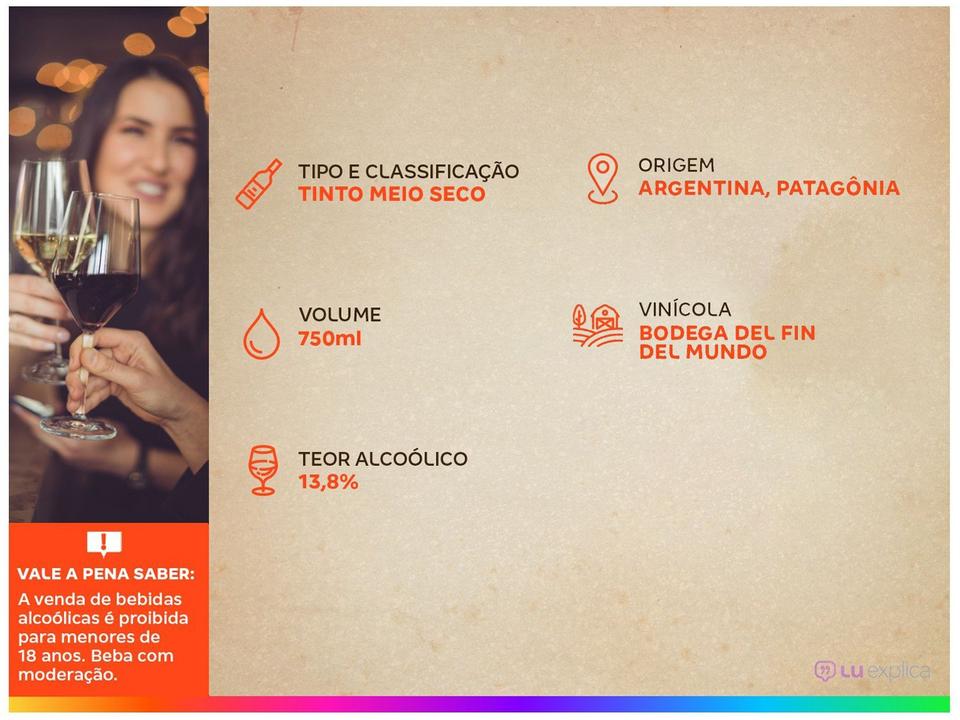 Vinho Tinto Meio Seco Bodega Del Fin Del Mundo - 2