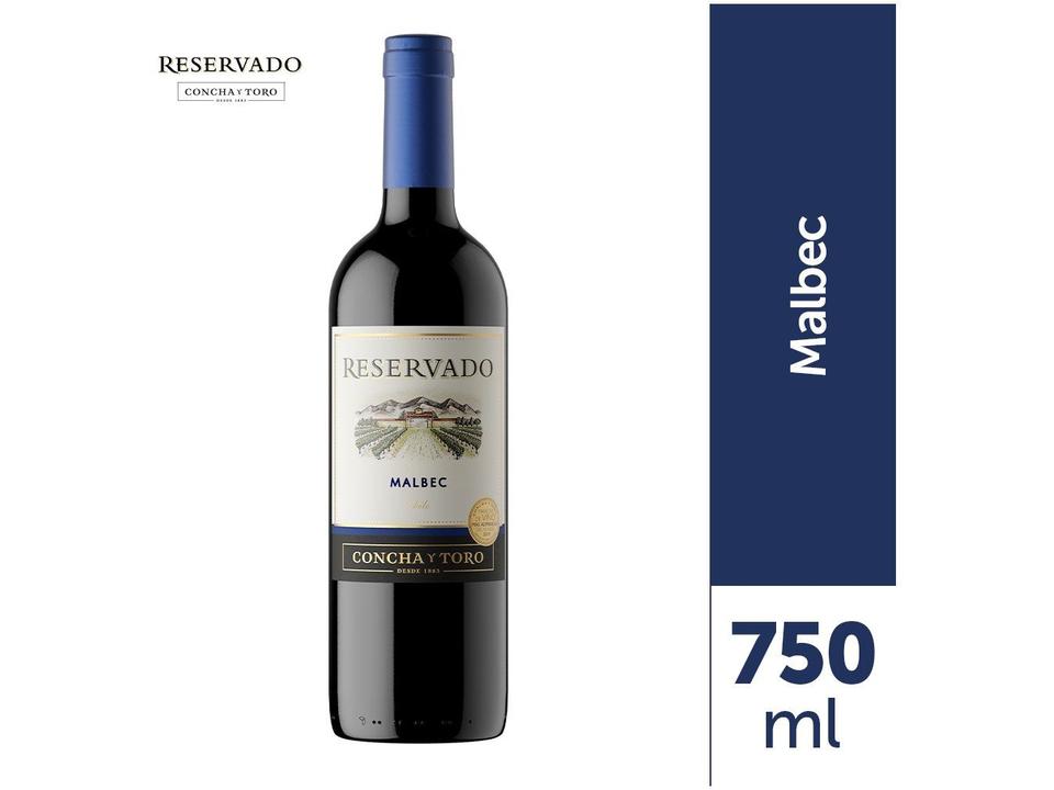 Vinho Tinto Meio Seco Concha y Toro Malbec - 1
