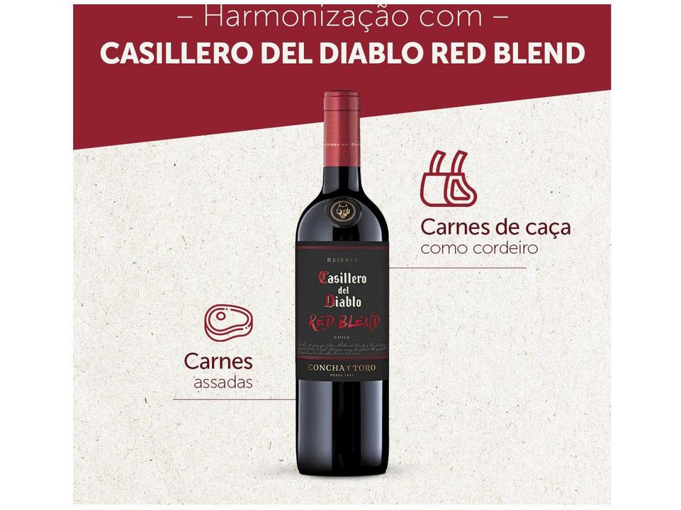 Vinho Tinto Meio Seco Concha y Toro Reserva Casillero del Diablo Red Blend Chile 750ml - 5