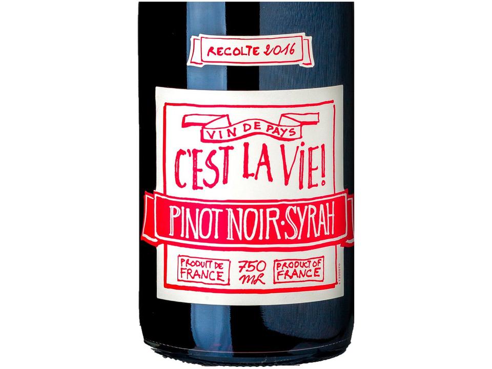 Vinho Tinto Seco Albert Bichot Cest La Vie - Pinot Noir Syrah 2016 França 750ml - 5