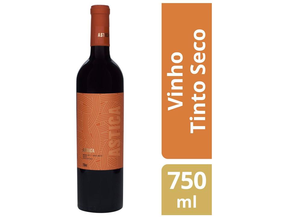 Vinho Tinto Seco Astica Merlot Malbec 750ml - 1