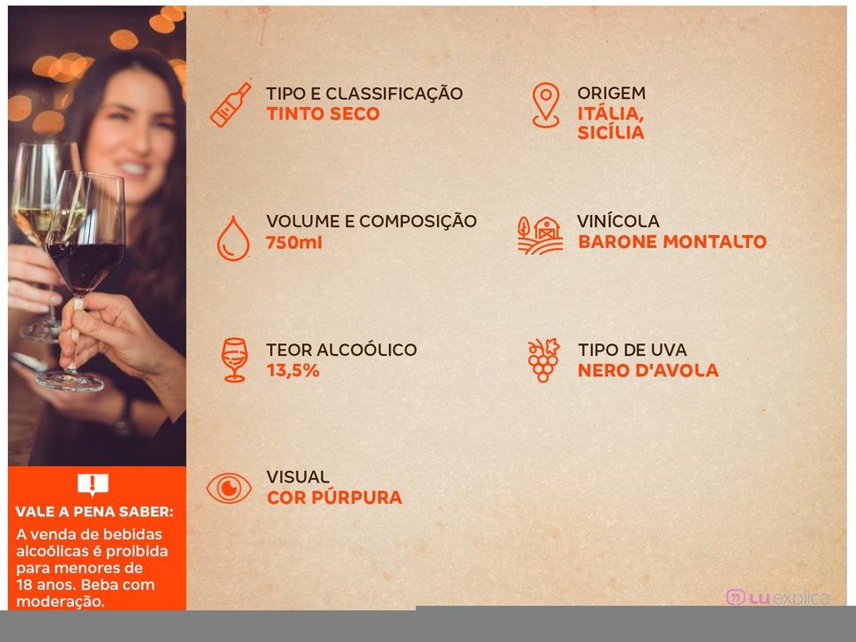 Vinho Tinto Seco Barone Montalto - 3