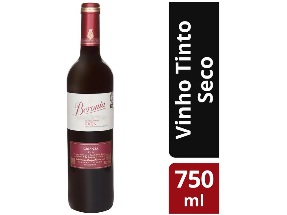 Vinho Tinto Seco Beronia Crianza 750ml - 1