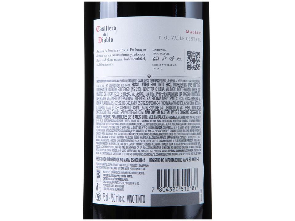 Vinho Tinto Seco Concha y Toro Casillero del - 3