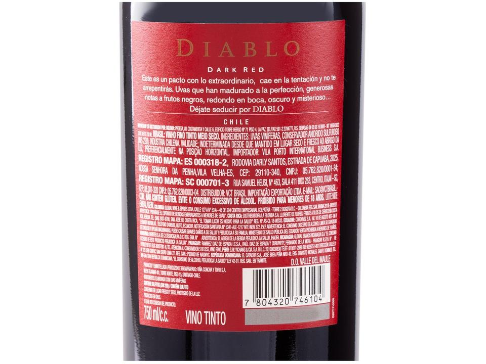 Vinho Tinto Seco Concha y Toro Dark Red Diablo - 3