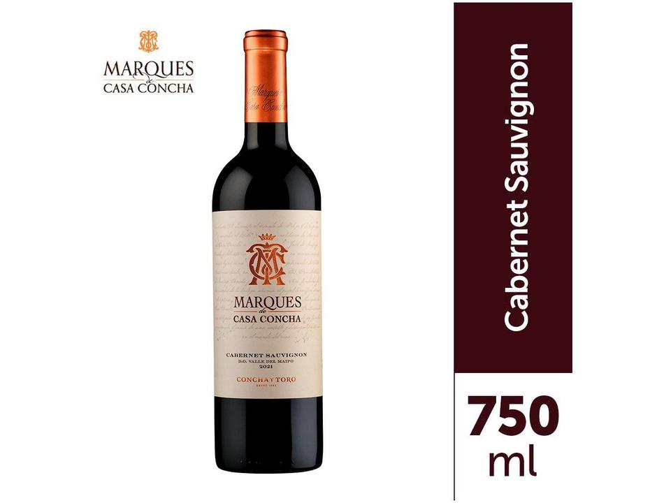 Vinho Tinto Seco Concha y Toro Marques de Casa Concha Chile 750ml - 1