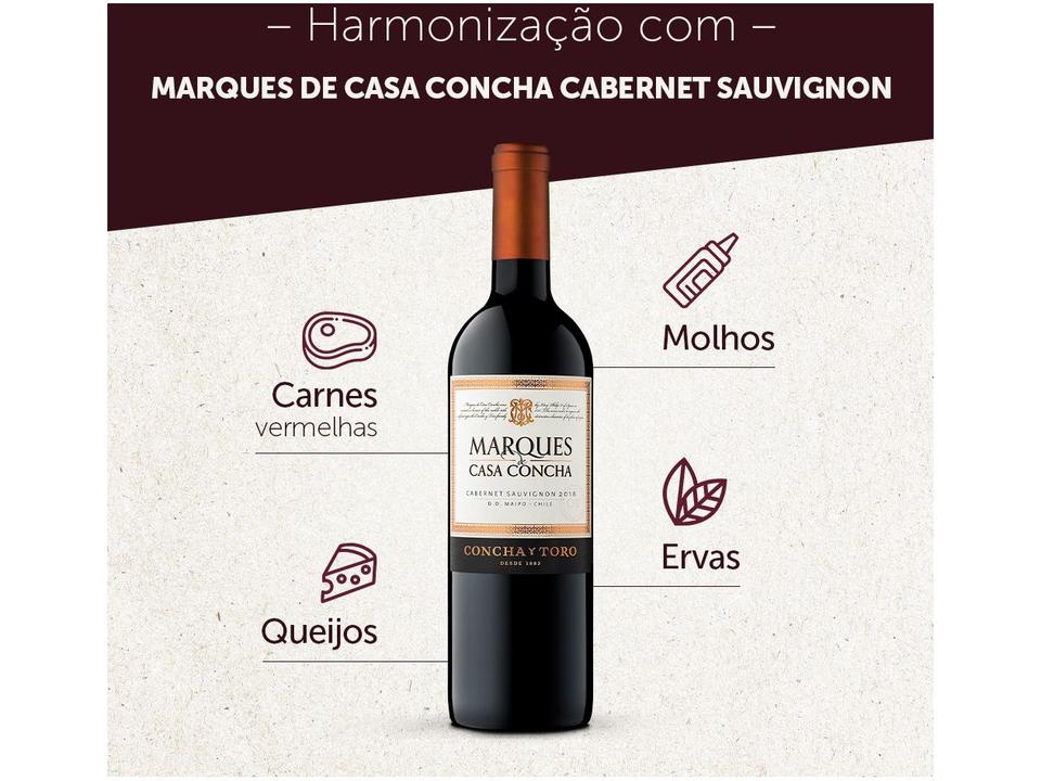 Vinho Tinto Seco Concha y Toro Marques de Casa Concha Chile 750ml - 1
