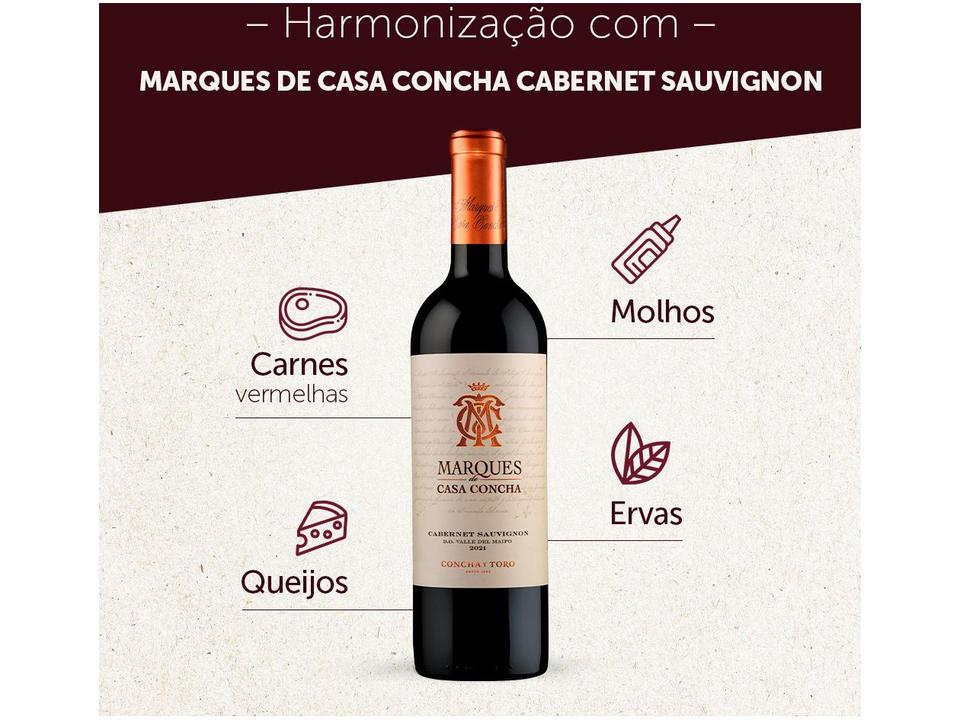 Vinho Tinto Seco Concha y Toro Marques de Casa Concha Chile 750ml - 2