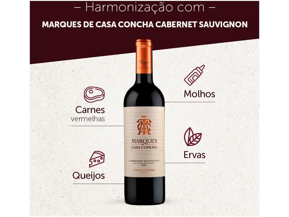 Vinho Tinto Seco Concha y Toro Marques de Casa Concha Chile 750ml - 2