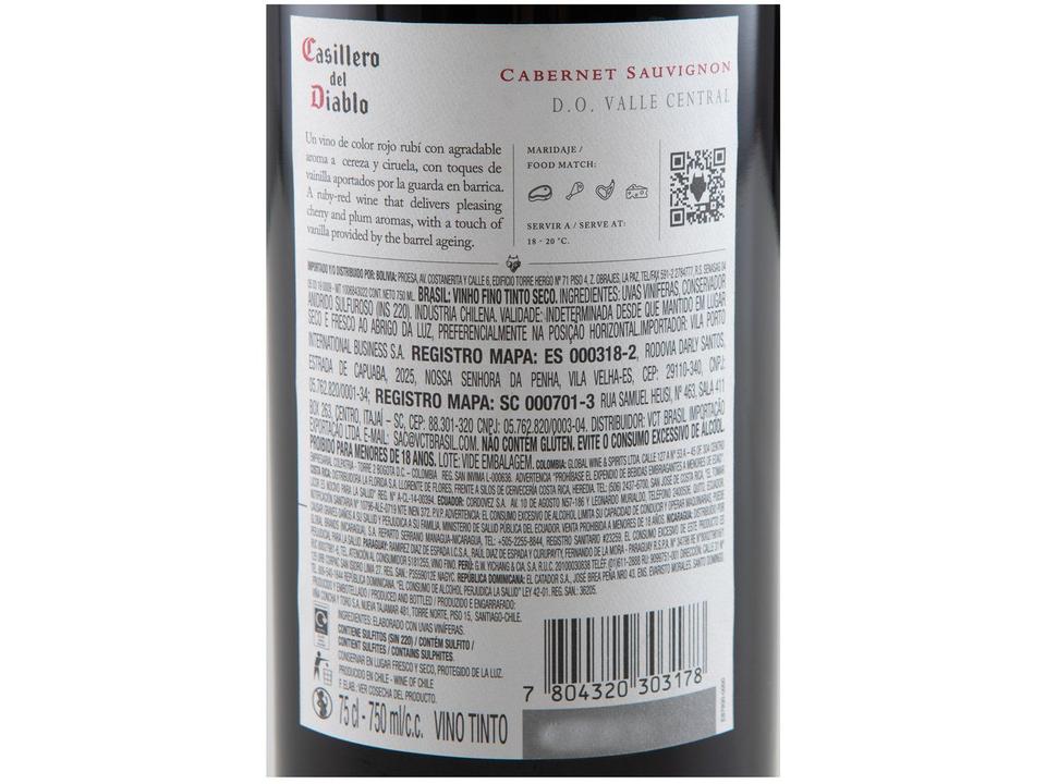 Vinho Tinto Seco Concha y Toro Reserva Cabernet - 3