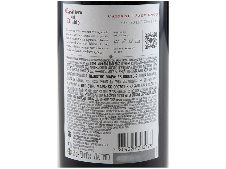 Vinho Tinto Seco Concha y Toro Reserva Cabernet - 3