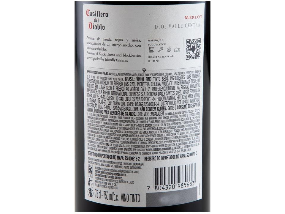 Vinho Tinto Seco Concha y Toro Reserva Casillero - 3
