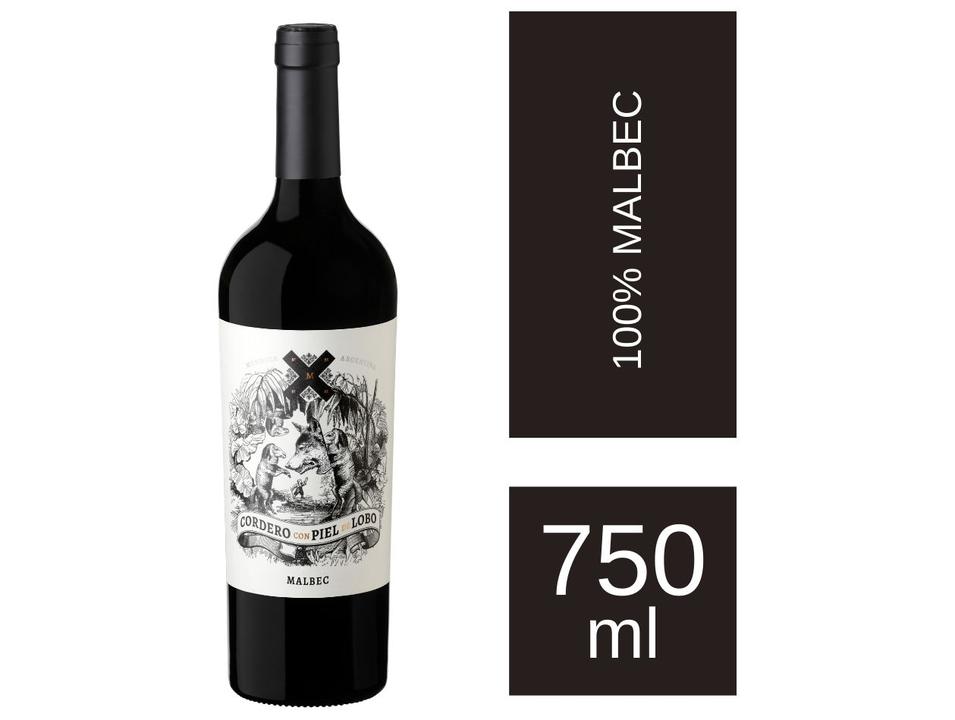 Vinho Tinto Seco Cordero con Piel de Lobo Argentina 750ml - 1