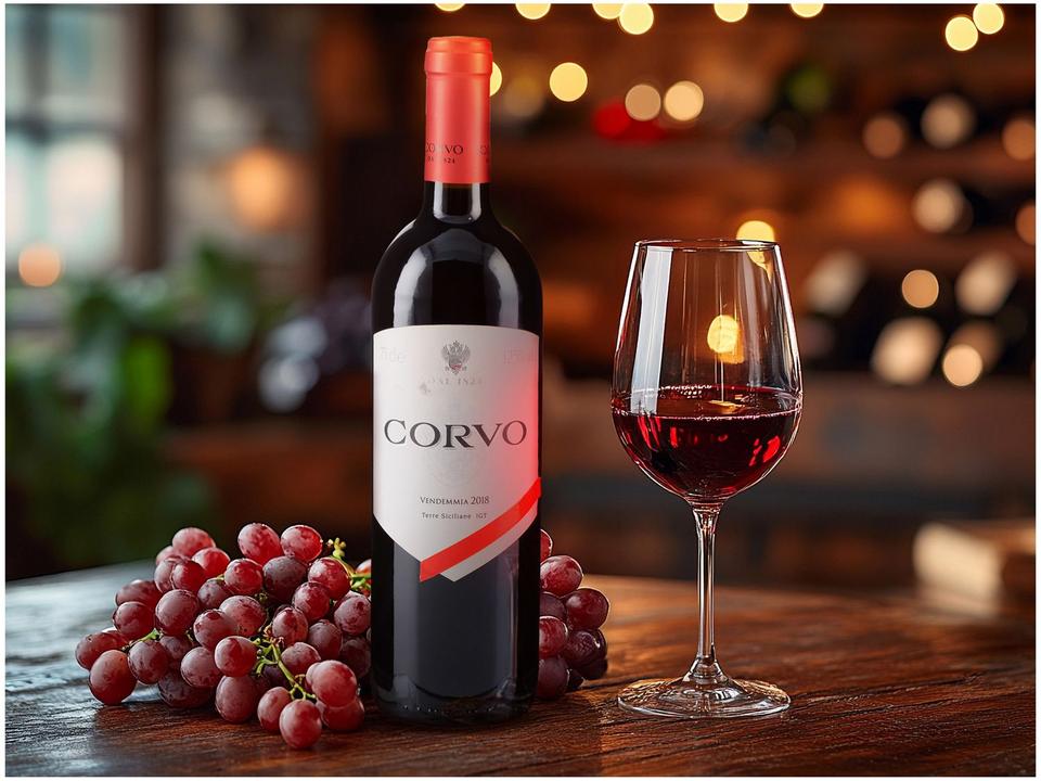 Vinho Tinto Seco Corvo Rosso - 1