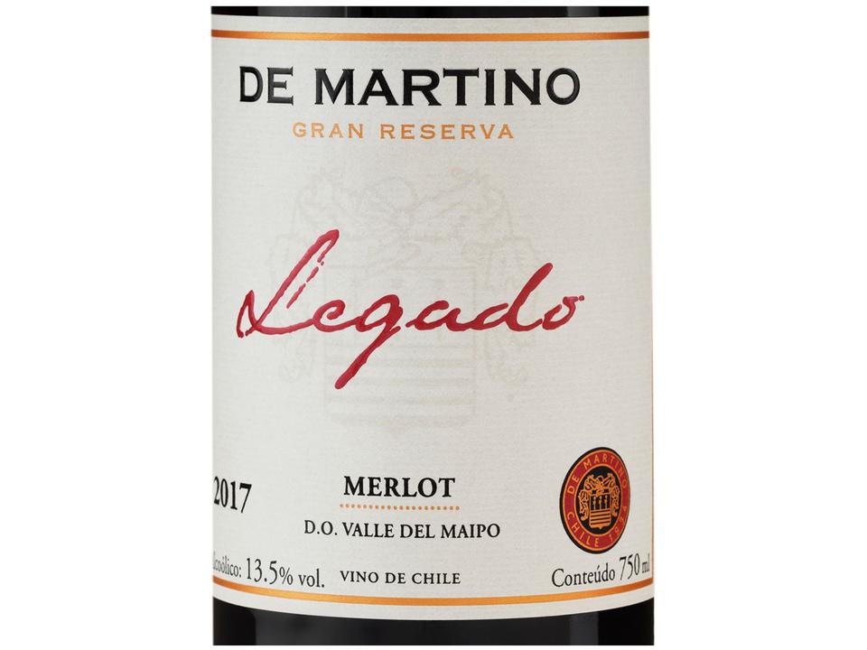Vinho Tinto Seco De Martino Premium Legado Gran - 3