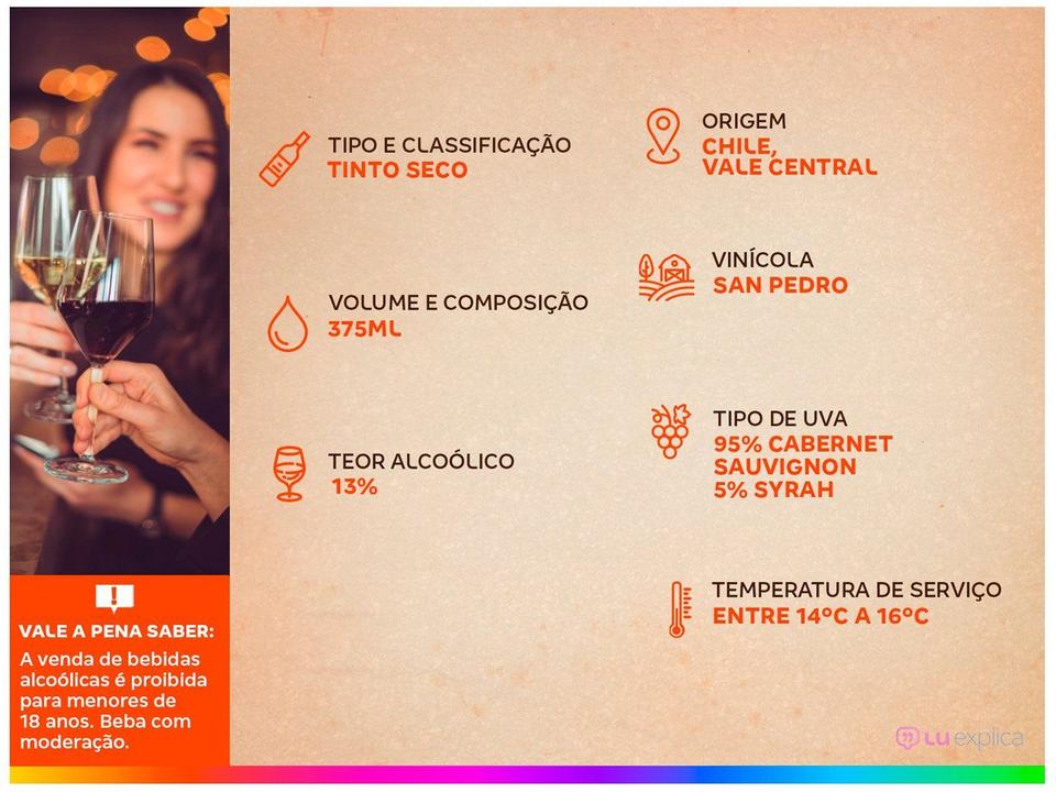 Vinho Tinto Seco Gato Negro Cabernet Sauvignon 375ml - 2