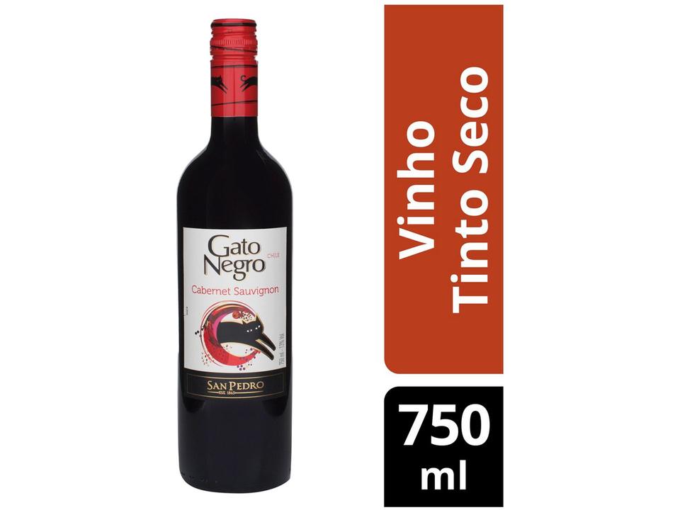 Vinho Tinto Seco Gato Negro Cabernet Sauvignon Chile - 1