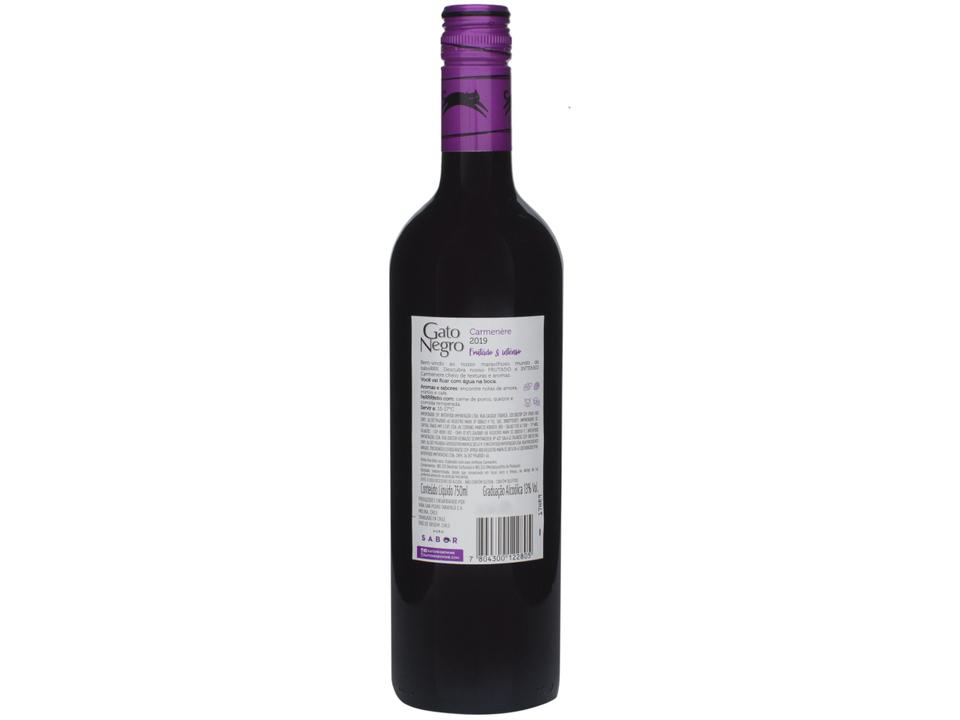 Vinho Tinto Seco Gato Negro Carmenère Chile - 5